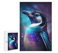 1000 PCS Jigsaws for Adults Puzzle Cosmic Penguin Art Print Puzzles for Teenagerss Birthday Present Help The Brain Exercise Challenging Game Gifts 1000 PCS