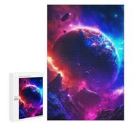 1000 PCS Jigsaws for Adults Puzzle Cosmic Planetcape Jigsaw for Adults Fun Games Presents for Women Challenging To Complete 1000 PCS