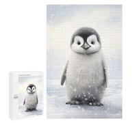1000 PCS Jigsaws for Adults Puzzle Cute Penguin Chick Puzzles for Adults Family Games Staycation Kill Time Challenging To Complete 1000 PCS
