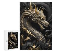 1000 PCS Jigsaws for Adults Puzzle Elder Lord Dragon Imperial Puzzles for Adults Family Games Staycation Kill Time Challenging To Complete 1000 PCS