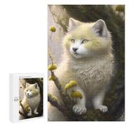 1000 PCS Jigsaws for Adults Puzzle Enchanted Forest Fox Puzzles for Adults Family Games Staycation Kill Time Challenging To Complete 1000 PCS