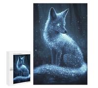 1000 PCS Jigsaws for Adults Puzzle Enchanted Glowing Fox -1 Jigsaw Puzzles for Adults For Family Fun for Birthday, Chrismas Unique Challenge Game 1000 PCS