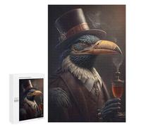 1000 PCS Jigsaws for Adults Puzzle Fantastic Bird in A Bar Puzzles for Adults Toy Wall Decor Enhance Memory Gifts for Friends And Family 1000 PCS