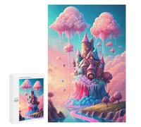 1000 PCS Jigsaws for Adults Puzzle Fantasy Castle Skyward -7 Jigsaw Puzzle Hands-on Game But Fun And Humorous Birthday Present, Gifts, 1000 PCS