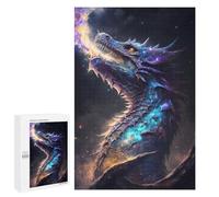 1000 PCS Jigsaws for Adults Puzzle Galactic Dragon Breath Artwork -2 Adult Jigsaw Relax Games Difficult Challenge Challenging To Complete 1000 PCS