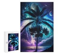 1000 PCS Jigsaws for Adults Puzzle Galactic Palm Dreamscape Puzzles for Adults Family Games Staycation Kill Time Challenging To Complete 1000 PCS