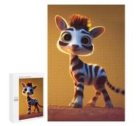 1000 PCS Jigsaws for Adults Puzzle Giraffe Cub Adventure Puzzle for Adults Family Game Difficult Challenge Gifts for Friends And Family 1000 PCS