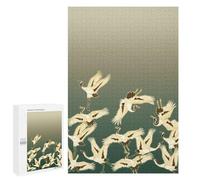 1000 PCS Jigsaws for Adults Puzzle GOLDEN JAPANESE CRANES ORI Puzzles for Adults Hands-on Game Hand Speed Race Great Gift for Gaming 1000 PCS