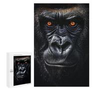 1000 PCS Jigsaws for Adults Puzzle Gorilla Ape Portrait Jigsaw for Adults Fun Games Presents for Women Challenging To Complete 1000 PCS