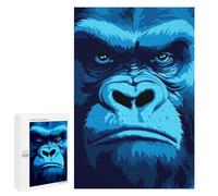 1000 PCS Jigsaws for Adults Puzzle Gorilla Look Pixel Art Jigsaw Puzzle Hands-on Game But Fun And Humorous Birthday Present, Gifts, 1000 PCS