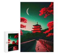 1000 PCS Jigsaws for Adults Puzzle Japan View Castle Puzzles for Adults Hands-on Game Hand Speed Race Great Gift for Gaming 1000 PCS