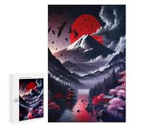 1000 PCS Jigsaws for Adults Puzzle Japanese Fantasy Landscape Adult Jigsaw Relax Games Difficult Challenge Challenging To Complete 1000 PCS