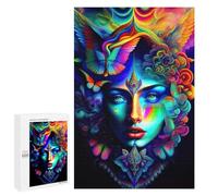 1000 PCS Jigsaws for Adults Puzzle Lady Surreal 07 Jigsaw Puzzle Hands-on Game But Fun And Humorous Birthday Present, Gifts, 1000 PCS