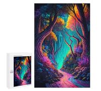 1000 PCS Jigsaws for Adults Puzzle Magic Forest Jigsaw for Adults Fun Games Presents for Women Challenging To Complete 1000 PCS