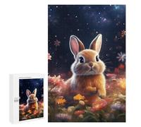 `1000 PCS Jigsaws for Adults Puzzle Magical Bunny Garden Adult Jigsaw Puzzle Toy Wall Decor Wall Art Challenging To Complete 1000 PCS