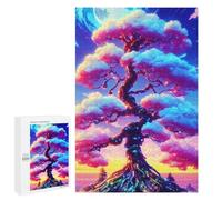 `1000 PCS Jigsaws for Adults Puzzle Magical Cosmic Tree Adult Jigsaw Puzzle Toy Wall Decor Wall Art Challenging To Complete 1000 PCS