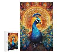 `1000 PCS Jigsaws for Adults Puzzle Magical Peacock Artwork -2 Adult Jigsaw Puzzle Toy Wall Decor Wall Art Challenging To Complete 1000 PCS