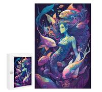 1000 PCS Jigsaws for Adults Puzzle Mermaid Abstract Puzzles for Adults Hands-on Game Hand Speed Race Great Gift for Gaming 1000 PCS