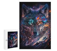 1000 PCS Jigsaws for Adults Puzzle Nebula Wolf V3 Puzzles for Adults Toy Wall Decor Enhance Memory Gifts for Friends And Family 1000 PCS