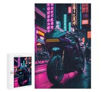 1000 PCS Jigsaws for Adults Puzzle Neon Ride Tokyo Drift Jigsaw for Adults Fun Games Presents for Women Challenging To Complete 1000 PCS