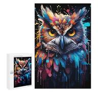 1000 PCS Jigsaws for Adults Puzzle Owl Wild Painting Puzzles for Adults Hands-on Game Hand Speed Race Great Gift for Gaming 1000 PCS