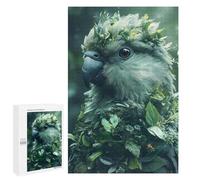 1000 PCS Jigsaws for Adults Puzzle Parrot Covered in Plants And Leaves Puzzles for Teenagerss Birthday Present Help The Brain Exercise Challenging Game Gifts 1000 PCS