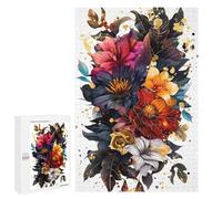 1000 PCS Jigsaws for Adults Puzzle Petals And Gold Puzzles for Adults Hands-on Game Hand Speed Race Great Gift for Gaming 1000 PCS