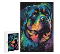 1000 PCS Jigsaws for Adults Puzzle Rottweiler Style 4 Puzzles for Adults Toy Wall Decor Enhance Memory Gifts for Friends And Family 1000 PCS