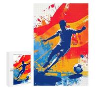 1000 PCS Jigsaws for Adults Puzzle Spanish Soccer Player Puzzles for Adults Toy Wall Decor Enhance Memory Gifts for Friends And Family 1000 PCS