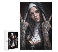 1000 PCS Jigsaws for Adults Puzzle The Rebel Nun Puzzles for Adults Toy Wall Decor Enhance Memory Gifts for Friends And Family 1000 PCS