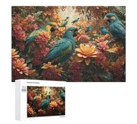 `1000 PCS Jigsaws for Adults Puzzle Tropical Birds in Paradise Adult Jigsaw Puzzle Toy Wall Decor Wall Art Challenging To Complete 1000 PCS
