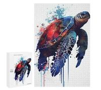 1000 PCS Jigsaws for Adults Puzzle Turtle Watercolor Adult Jigsaw Relax Games Difficult Challenge Challenging To Complete 1000 PCS