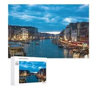 `1000 PCS Jigsaws for Adults Puzzle Venice Canal Twilight Scene Adult Jigsaw Puzzle Toy Wall Decor Wall Art Challenging To Complete 1000 PCS