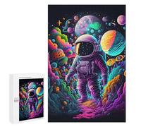 1000 PCS Jigsaws for Adults Puzzle Vibrant Cosmic Explorer Jigsaw Puzzle Hands-on Game But Fun And Humorous Birthday Present, Gifts, 1000 PCS