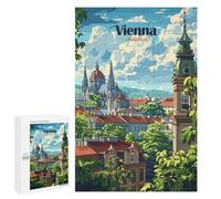 1000 PCS Jigsaws for Adults Puzzle Vienna Cityscape Puzzles for Adults Toy Wall Decor Enhance Memory Gifts for Friends And Family 1000 PCS