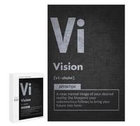 1000 PCS Jigsaws for Adults Puzzle Vision Element - Manifestation, Success Motivation Puzzles for Teenagerss Birthday Present Help The Brain Exercise Challenging Game Gifts 1000 PCS