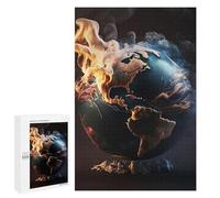 1000 PCS Jigsaws for Adults Puzzle Wildfire Smoke World Puzzles for Teenagerss Birthday Present Help The Brain Exercise Challenging Game Gifts 1000 PCS