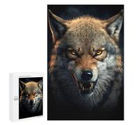 1000 PCS Jigsaws for Adults Puzzle Wolf Generative AI Puzzles for Adults Hands-on Game Hand Speed Race Great Gift for Gaming 1000 PCS
