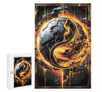 1000 PCS Jigsaws for Adults Puzzle Yin And Yang Kintsugi Jigsaw for Adults Fun Games Presents for Women Challenging To Complete 1000 PCS