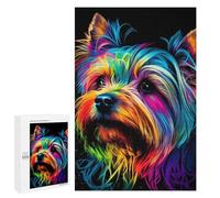 1000 PCS Jigsaws for Adults Puzzle Yorkshire Colorful Puzzles for Adults Hands-on Game Hand Speed Race Great Gift for Gaming 1000 PCS