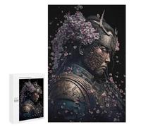 1000 PCS Jigsaws for Adults Samurai Warrior with Cherry Blossoms-8 Jigsaw for Teenagers Improve Memory Every Piece Is Unique - Toys Educational Games 1000 PCS