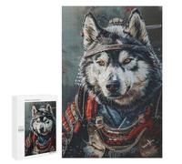 1000 PCS Jigsaws for Adults Samurai Wolf Armor Art Print Puzzle For Teenagers Precision Cutting Parent-child Interaction Stress Reduction Gifts 1000 PCS