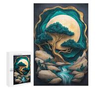 1000 PCS Jigsaws for Adults Serene Moonlit Forest Scene Jigsaw for Teenagers Improve Memory Every Piece Is Unique - Toys Educational Games 1000 PCS