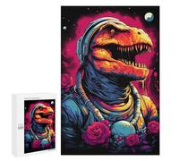 1000 PCS Jigsaws for Adults Space Dinosaur Adventure Adult Jigsaw Puzzles Stress Reliever Difficult And Challenge Family Fun & Game Night 1000 PCS