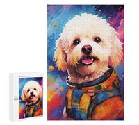 1000 PCS Jigsaws for Adults Space Poodle Adventure -2 Adult Jigsaw Puzzles Stress Reliever Difficult And Challenge Family Fun & Game Night 1000 PCS