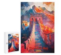 1000 PCS Jigsaws for Adults The Great Wall of China Puzzles for Adults Toy Wall Decor Improve Memory Gifts for Friends And Family 1000 PCS