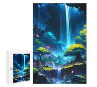 1000 PCS Jigsaws for Adults Veiled Forest Cascade Puzzles for Adults Toy Wall Decor Improve Memory Gifts for Friends And Family 1000 PCS