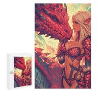 1000 PCS Jigsaws for Teenagers Dragon Fantasy Artwork-5 Puzzle For Teenagers Analysis And Logic Difficult And Challenge for Is Ideal As A Gift 1000 PCS