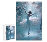 1000 PCS Jigsaws for Teenagers Enchanted Ballet Dance in Flowers -1 Puzzle For Teenagers Analysis And Logic Difficult And Challenge for Is Ideal As A Gift 1000 PCS