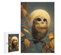1000 PCS Jigsaws for Teenagers Moonlit Owl Perch Puzzle For Teenagers Analysis And Logic Difficult And Challenge for Is Ideal As A Gift 1000 PCS